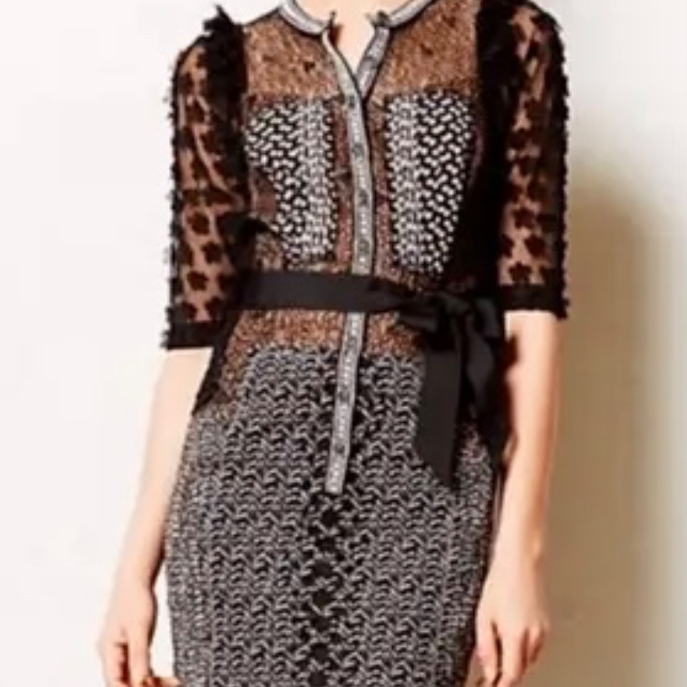 Byron Lars “Beguile” Sheath Dress Sz 8